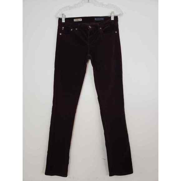 (F) Adriano Goldschmied The Stevie Women's Pants Size 27R Corduroy Slim Straight - Picture 1 of 5
